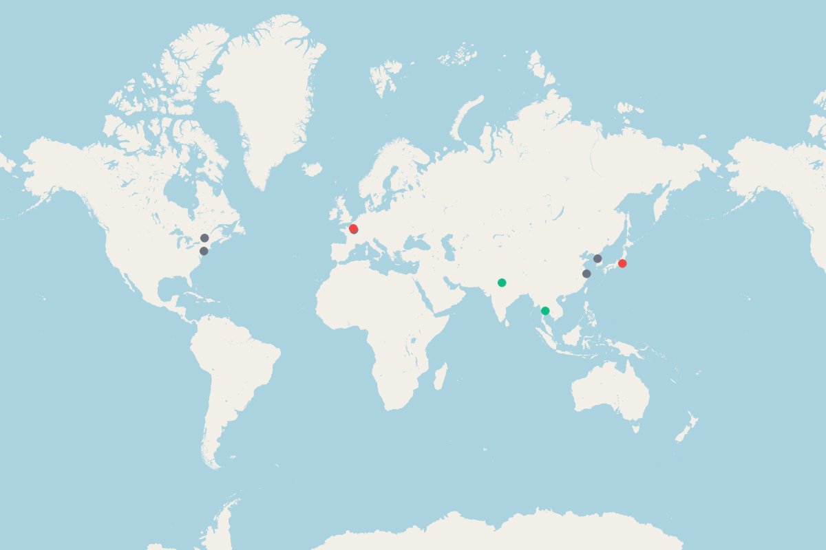 Travel map showing 65 places in Nomadic Matt's Paris Travel Guide: Paris, New York, Notre Dame