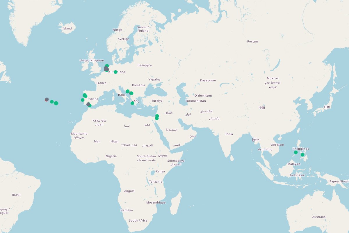 Travel map of European cities and nature, including Netherlands, Mostar, and Azores, featuring 86 places by @wanders.sam.