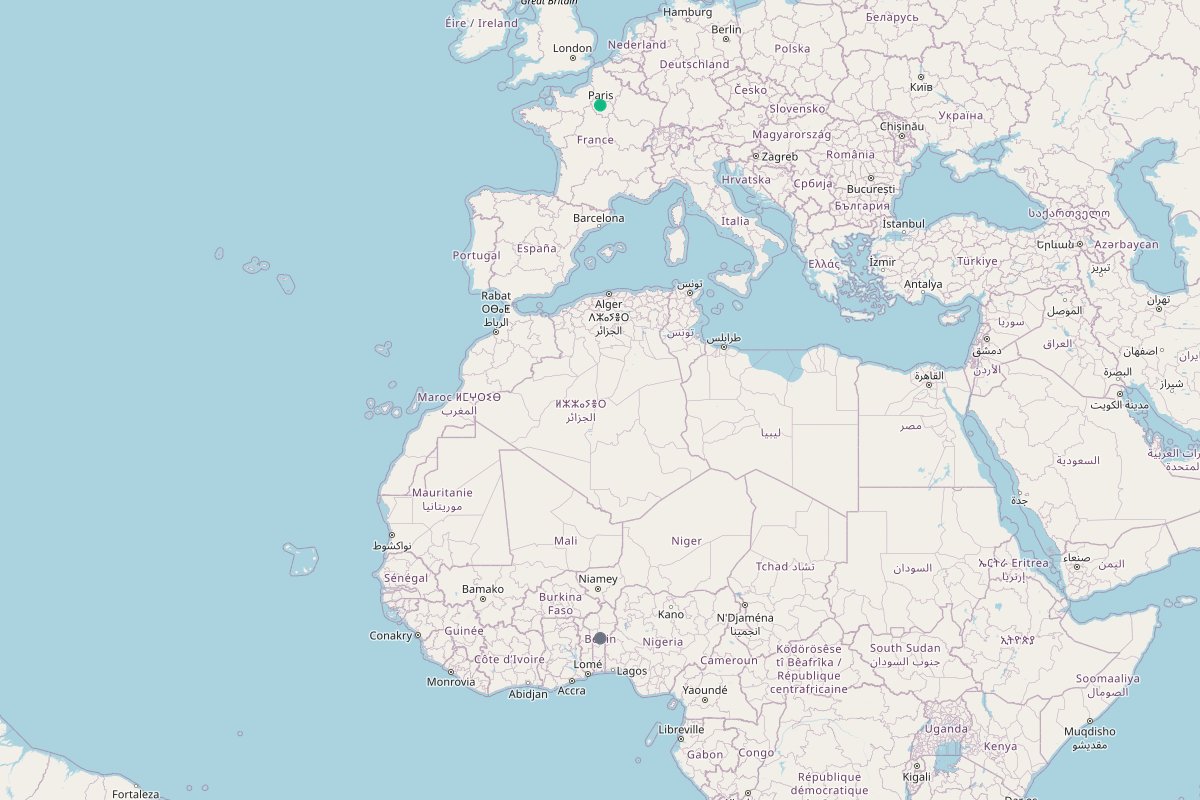 Travel map of Paris luxury experiences and activities, featuring 12 places curated by @worldwidenate.