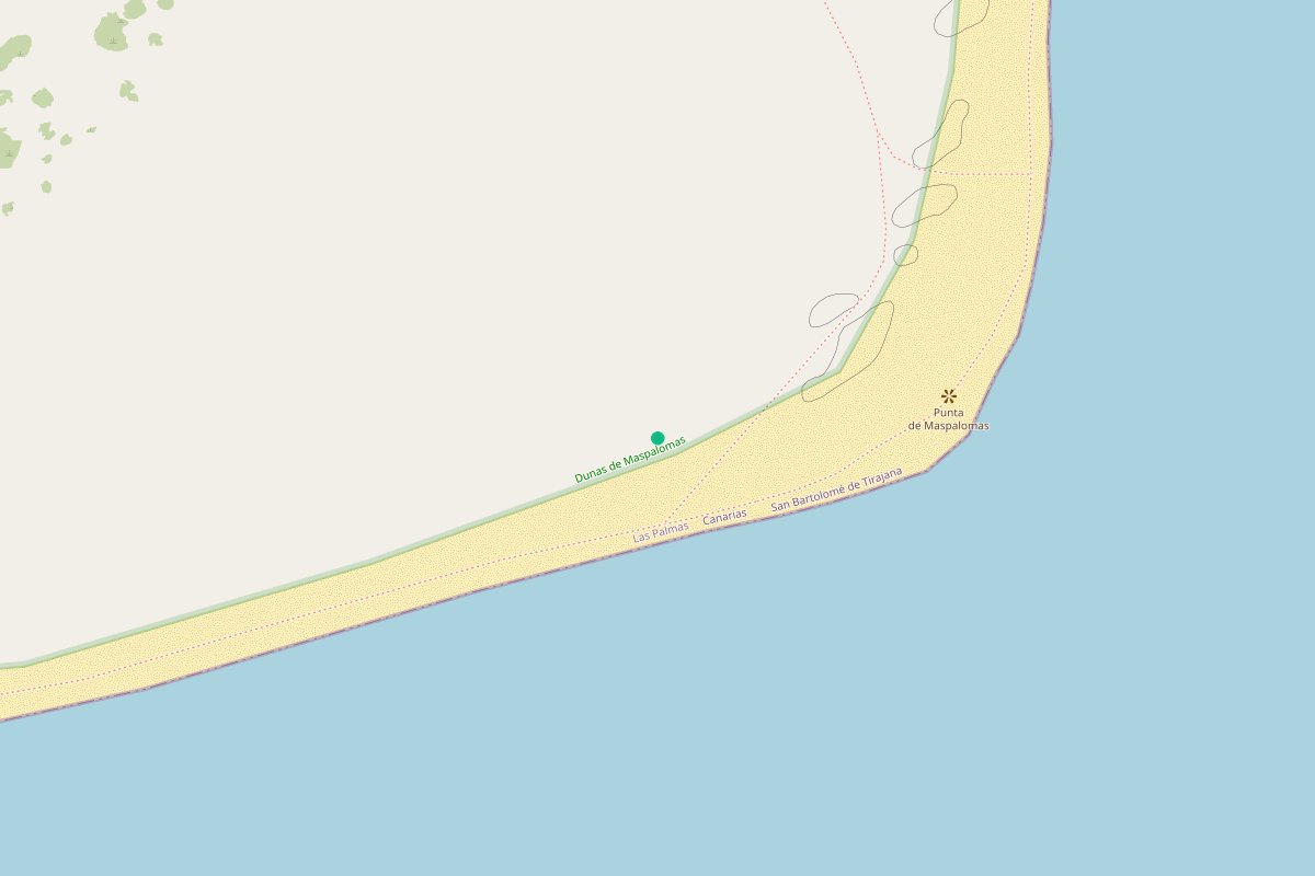 Travel map of Maspalomas family activities and things to do, featuring 1 place curated by @kiranilsen_no.