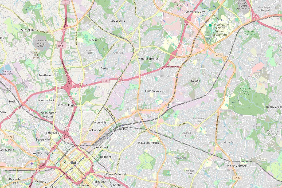Travel map of Charlotte apps and tools for business and life, featuring 2 recommendations by @ugc.single_mama._recovery.